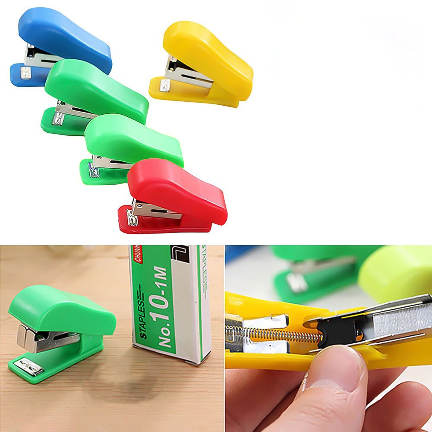 Mini Stapler Set with Staples – Assorted Colors | No.10 Staplers with Pins (20 pcs Set) Mini Stapler Set with Staples – Assorted Colors | No.10 Staplers with Pins (20 pcs Set)